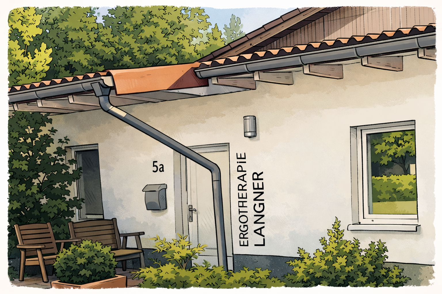 Außenansicht der Praxis